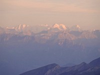 Berninagruppe im letschte Liecht