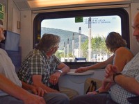 Mit em Zug fahremer uf Buchs ähi